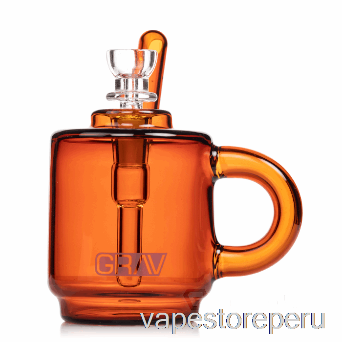 Vape Desechable Grav Taza De Café Bolsillo Burbujeador ámbar